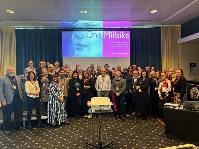 The group of people involved in the Milsike mobilisation partnership event that Unlock drama were invited to