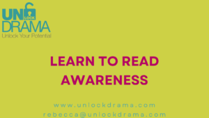 Learn to read awareness title for the Unlock drama blog aboutunlocking potential through reading in prison