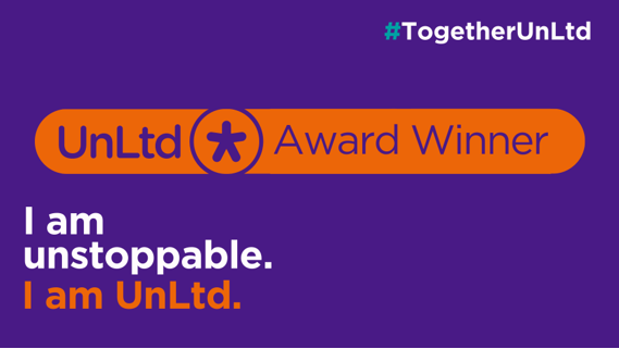 Logo for unlimited award winner given to Unlock drama